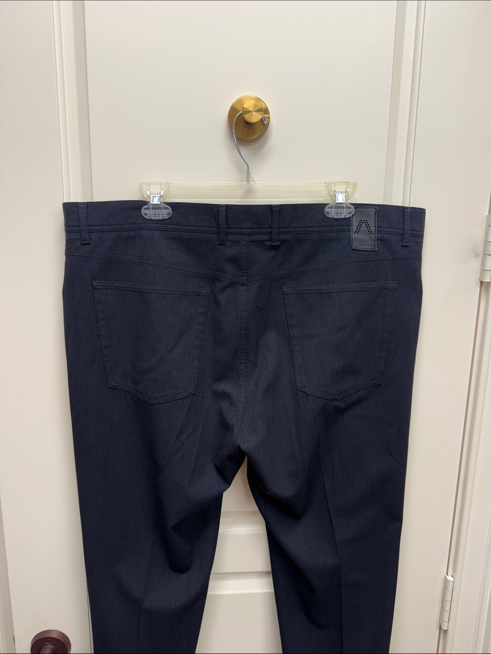 Alberto Tailored Men's Black Dress Pants
